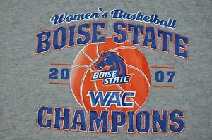 t-shirt media boise università statale donna basket 19,5 pollici pit to pit - Foto 1 di 3