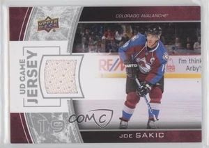 Camiseta deportiva 2013-14 Upper Deck UD Game Serie 1 Joe Sakic #GJ-JS HOF - Imagen 1 de 3