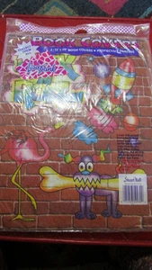 NUEVO EN PAQUETE PAQUETE De Colección De 2 CUBIERTAS DE LIBROS DE PAPEL GRAFFITI LISA Frank flamencos - Años 80 - Imagen 1 de 2