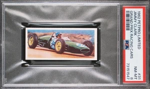 1962 Petpro Grand Prix Rennwagen #31 Jimmy Jim Clark Rookie Card RC PSA 8 F1 - Bild 1 von 2