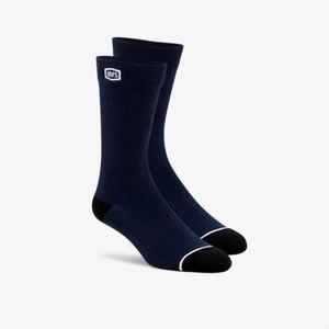 100% Solid Casual Socks Navy L/XL - Picture 1 of 1