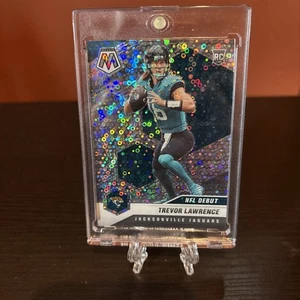 2021 Panini Mosaic Trevor Lawerence NFL Debut No Huddle DISCO Silver Prizm RC - Picture 1 of 2
