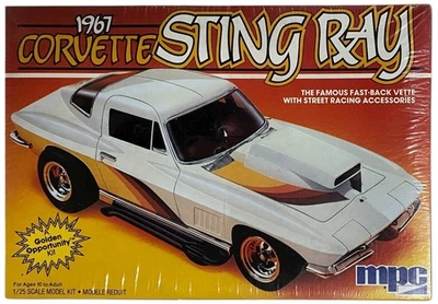 MPC 1967 Chevy Corvette Stingray 1986 1:25 Model Kit NEW SEALED #6357 Sting Ray - Image 1 of 4