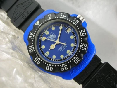 TAG HEUER F1 formula 1 classic, 200m, buzo medio, azul, caja + batería nueva Foto 1 de 4