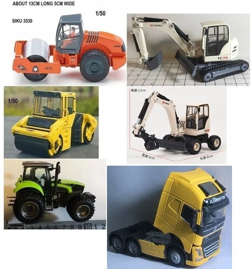 1/50 siku 3527 TEREX EXCAVATOR, 3530 HAMM 3625 compactor ,BOMAG BW203AD ROLLER - Image 1 of 1