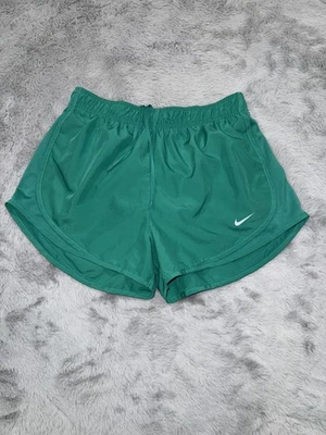 Nike Dri-FIT Running Shorts Green Mesh Mens Medium Lined Athletic Active Gym - Image 1 of 4