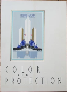 World’s Fair 1933 Chicago IL Century of Progress Art Deco Color Advertising Book - Picture 1 of 9
