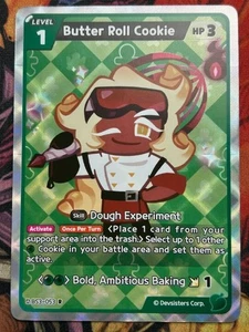 CookieRun Braverse TCG - Rollo de mantequilla galleta (BS3-053) lámina rara - Imagen 1 de 2