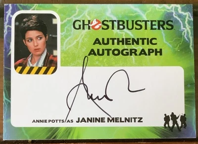 2016 Ghostbusters Annie Potts AP Autograph Card Jannine Melnitz Cryptozoic! - Image 1 of 2