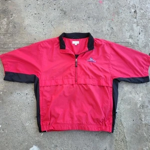 Gonzaga University Windbreaker Size XL Red 1/2 Zip Collared Windbreaker Sports - Picture 1 of 9