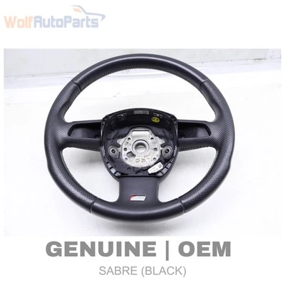 2005-2008 AUDI S4 B7 - 3-Spoke Sport Steering Wheel 8E0419091EJ - Image 1 of 4