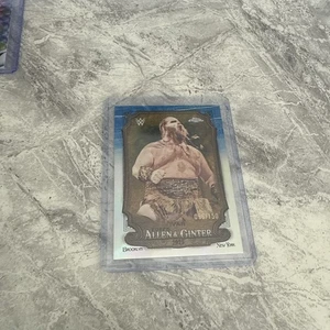 WWE Topps Chrome 2025 Blue Refractor Allen and Ginter Ivar /150 AG-IVR - Bild 1 von 5