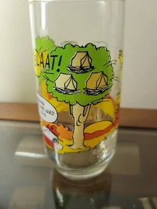 McDonald's Glass Cup 1965 Camp Snoopy Collection Peanuts Tumbler ~ 16 Oz. - Picture 1 of 3