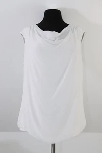 ° ZERO ° zarte feine Chiffon BLUSE Gr. 44 / XL 46 weiß Business EDEL stretch - Bild 1 von 5