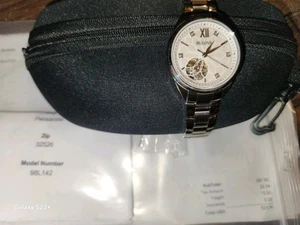 Orologio donna Bulova 96P181 34 mm acciaio inox argento casa senza fumo! Ottime condizioni! - Foto 1 di 9