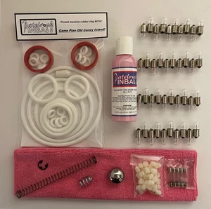 1979 Game Plan Old Coney Island Pinball Machine Maintenance Tune Up Kit - Picture 1 of 3