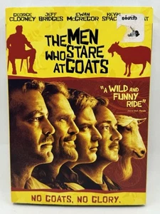 BRAND NEW SEALED THE MEN WHO STARE AT GOATS DVD WIDESCREEN George Clooney - Picture 1 of 2