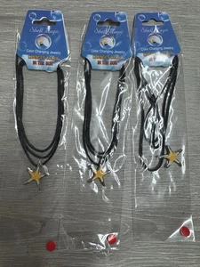 (LOT OF 3) Shell-Magic Star Fish Necklace Changes color to RED in the sun - NEW - Bild 1 von 2