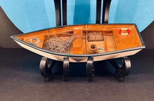 MODELO BARCO PESCA MADERA PEQUEÑO - Imagen 1 de 6