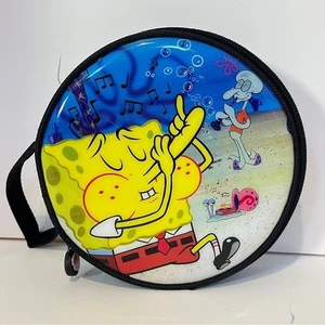 Vintage y2k Spongebob SquarePants 24 CD Case Holder Disc-Sleeve Zipped Storage - Bild 1 von 10