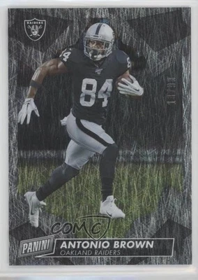 2019 Panini Day Magnetic Fur /99 Antonio Brown #56 - Image 1 of 2