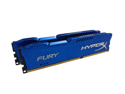 Kingston HyperX FURY 8GB Kit (2x4GB) DDR3 1866MHz Desktop RAM HX318C10FK2/8 - Image 1 of 4