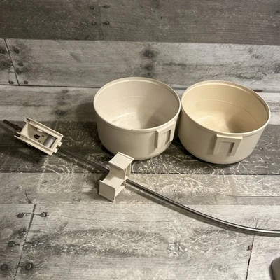 Passap Duomatic DM80 Yarn Holder Bowls Cups (Set of 2 w/ bracket) - Image 1 of 4