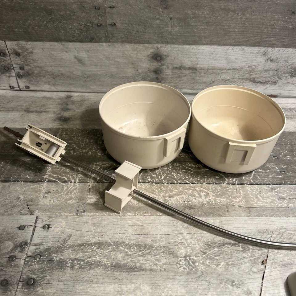 Passap Duomatic DM80 Yarn Holder Bowls Cups (Set of 2 w/ bracket) - Image 1 of 4