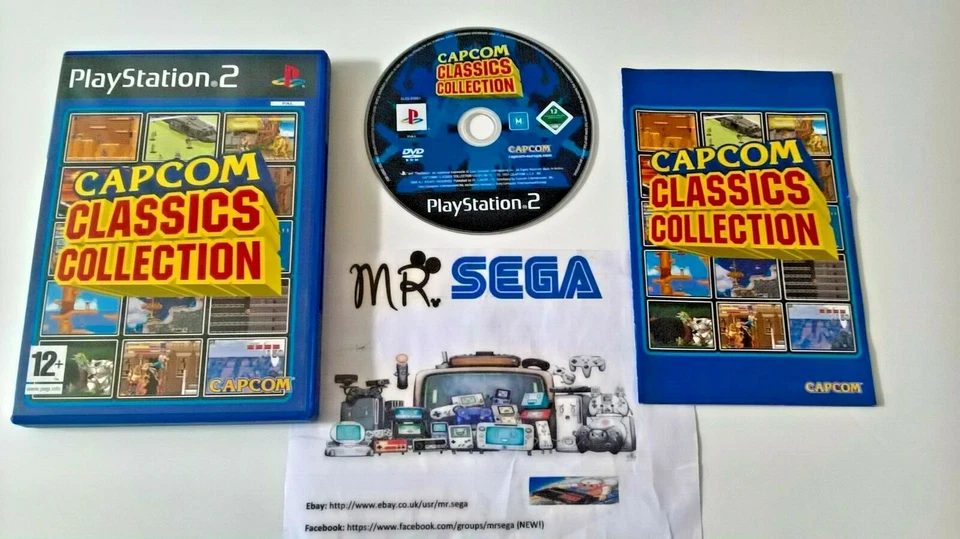 CAPCOM CLASSICS COLLECTION VOLUME ONE for PLAYSTATION 2 'RARE & HARD TO FIND' - Image 1 of 1