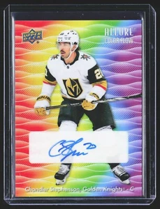 2023 Upper Deck Allure Color Chandler Stephenson Flow Full Rainbow #CFA-CS - Picture 1 of 3