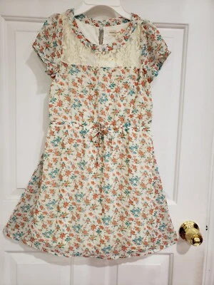 Rachael & Chloe девочек с подкладкой шифоновое кружево цветочный цветочный Summer платье размер 12 - Изображение 1 из 4