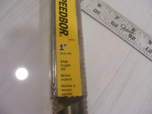 1" x 18" Ship Auger Drill Bit Irwin Speedbor Nail cutting edge in NJ - Picture 1 of 4