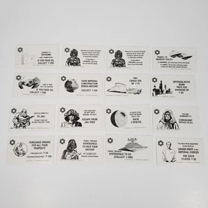 Tarjetas Imperiales Rebeldes de Repuesto Star Wars Edición Trilogía Clásica Monopoly - Imagen 1 de 10