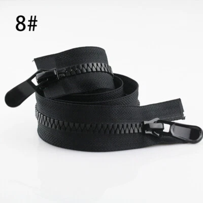 Universal Open End Zipper Pull Slider Puller Zips Coat Repair Replacement Tools - Image 1 of 4