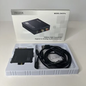 PROZOR 192KHz Digital zu Analog Audio Wandler DAC Digital BRANDNEU - Bild 1 von 4