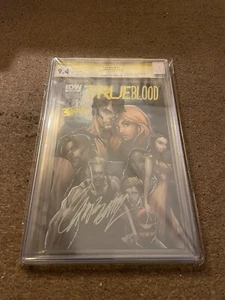 TRUE BLOOD #1 IDW Gold Foil CGC 9.4 SIGNATURE SERIES J SCOTT CAMPBELL DC Marvel - Bild 1 von 6