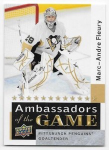 09/10 UPPER DECK AMBASSADORS OF THE GAME Hockey (#AG1-AG60) U-Pick From List