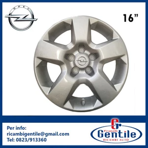 WHEEL CUP COVER FOR OPEL MERIVA WITH 16" CIRCLE METALLIC GREY - Picture 1 of 1