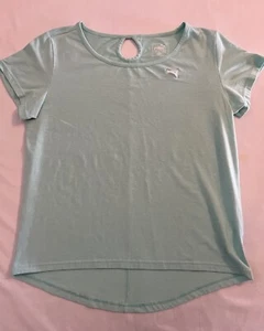 Puma Kurzarm Activewear leichtes Oberteil Shirt mintgrün Damen Medium Spri - Bild 1 von 6