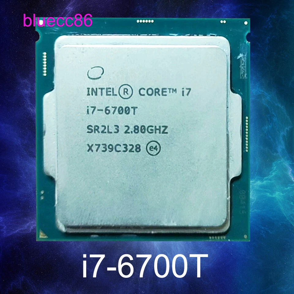  Intel Core i7 6700T Socket LGA 1151 CPU Processor 2.8GHz SR2L3 Quad Core - Image 1 of 1