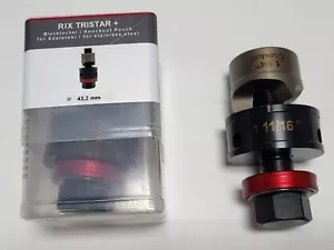 43,2 mm-1-1/4 Rohr TriStar Edelstahl Kugellager Rundstanz-/Stanzset - Bild 1 von 1
