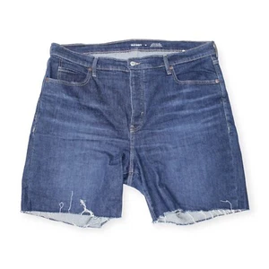 Old Navy Damen Jeansshorts 18 Cut Off High Waist Sky Hi Stretch Button Fly - Bild 1 von 13