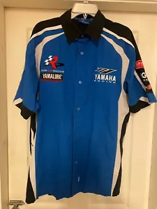Yamaha Racing Official Merchandise Blue Shirt Rob Mac Racing XL - Picture 1 of 6