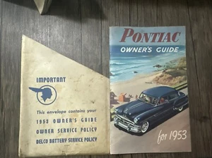 1953 Pontiac Owner’s Guide General Motors Automobile Manual - Bild 1 von 1