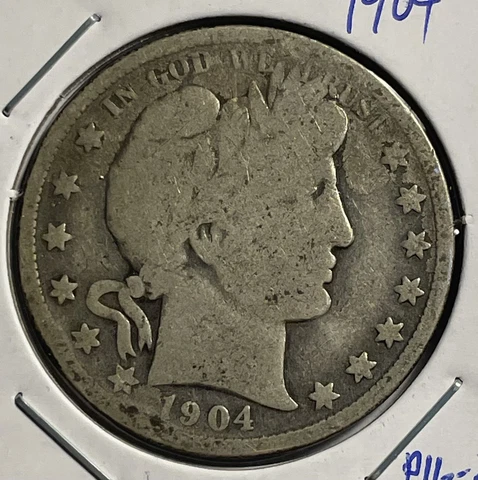 1904-P  Barber Half Dollar - FREE SHIPPING - P16-29 Cover