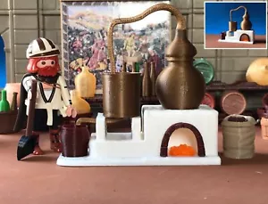 ALAMBICCO MEDIEVALE stampato in 3d su scala Playmobil. Figurine Playmobil non incluse. - Foto 1 di 7
