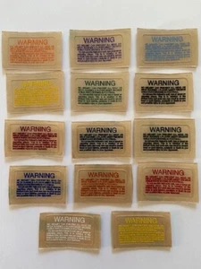 WARNING DECALS MINI HELMET - 38 COLORS - Georgia, LSU, OR, AL, NC, FLST, TN ++ - Picture 1 of 9