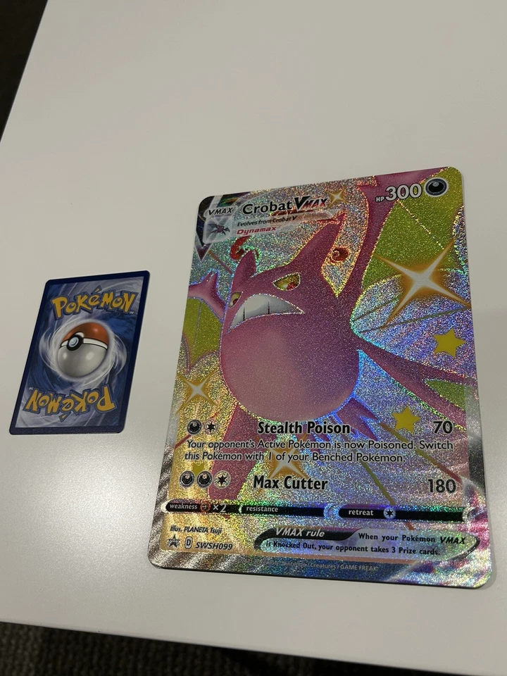Crobat VMAX SWSH099 JUMBO OVERSIZED Black Star Promo Pokemon Card - Image 1 of 1