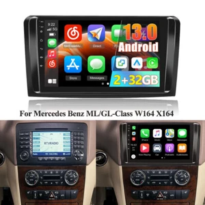 Radio GPS estéreo para automóvil Apple Carplay Android 13 de 9"" para Mercedes Benz ML-W164 32G - Imagen 1 de 22