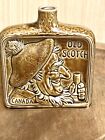 Schafer & Vater ?Old Scotch? CANADA Brown Hip Flask Collectible Nipper Bottle